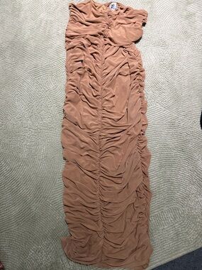 Princess Polly Ruched Maxi Dress in Dusty Rose